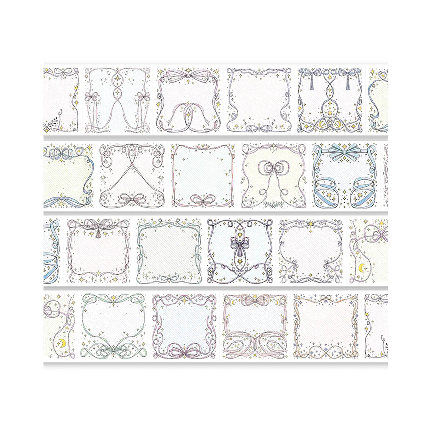 LCN Peel-and-stick Memo Roll – Bow Frames