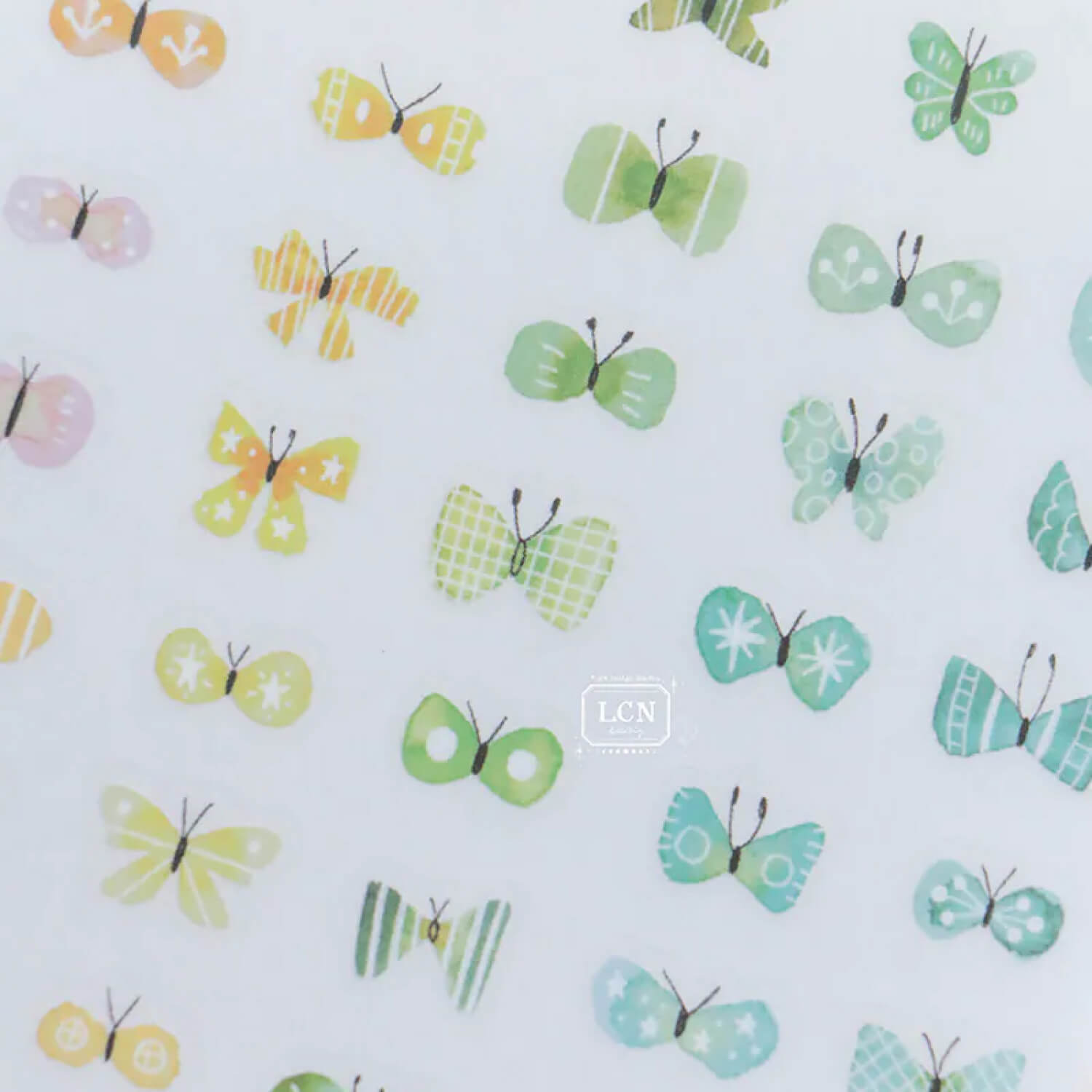LCN Print-on Stickers – Shell Butterfly