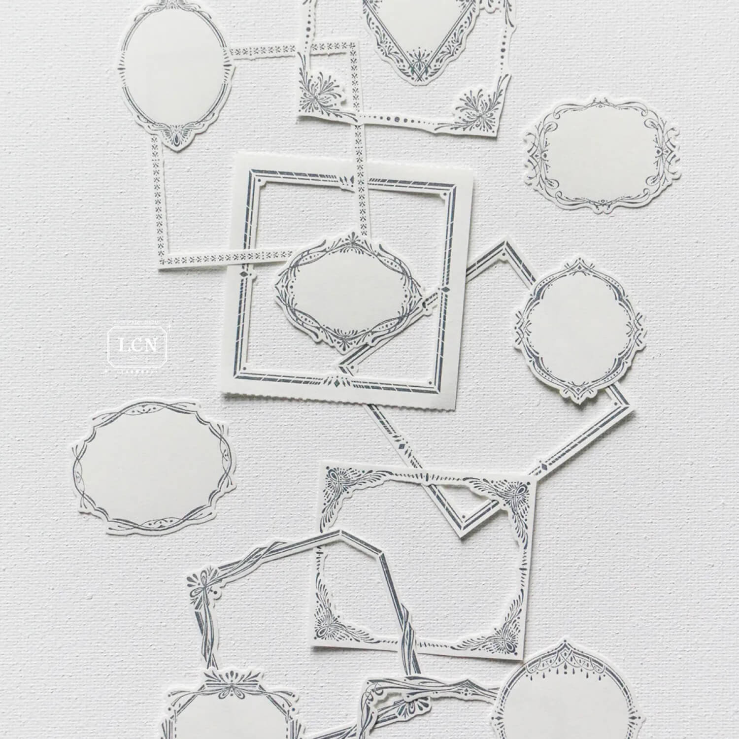 LCN Retro Frames Letterpress Notepad