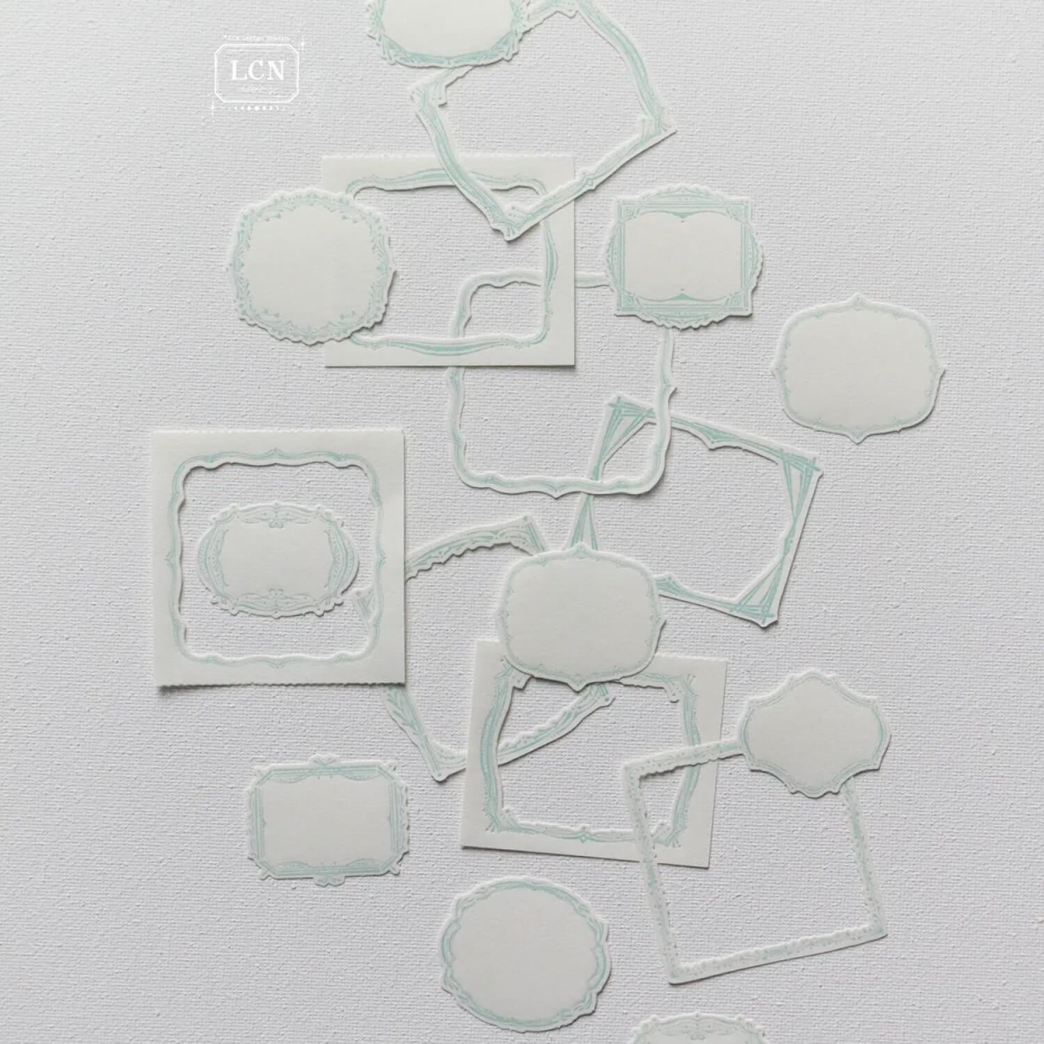 LCN Retro Frames Letterpress Notepad