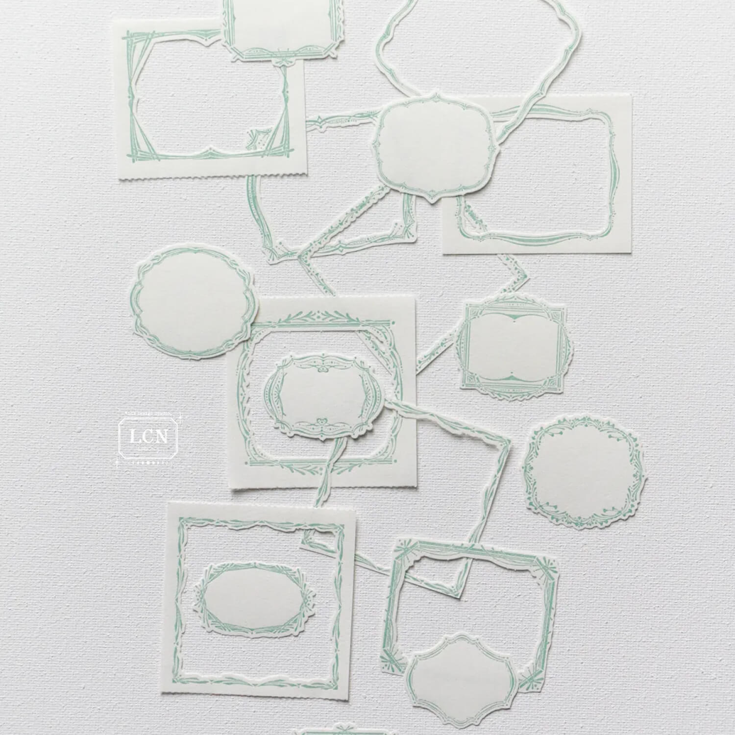 LCN Retro Frames Letterpress Notepad