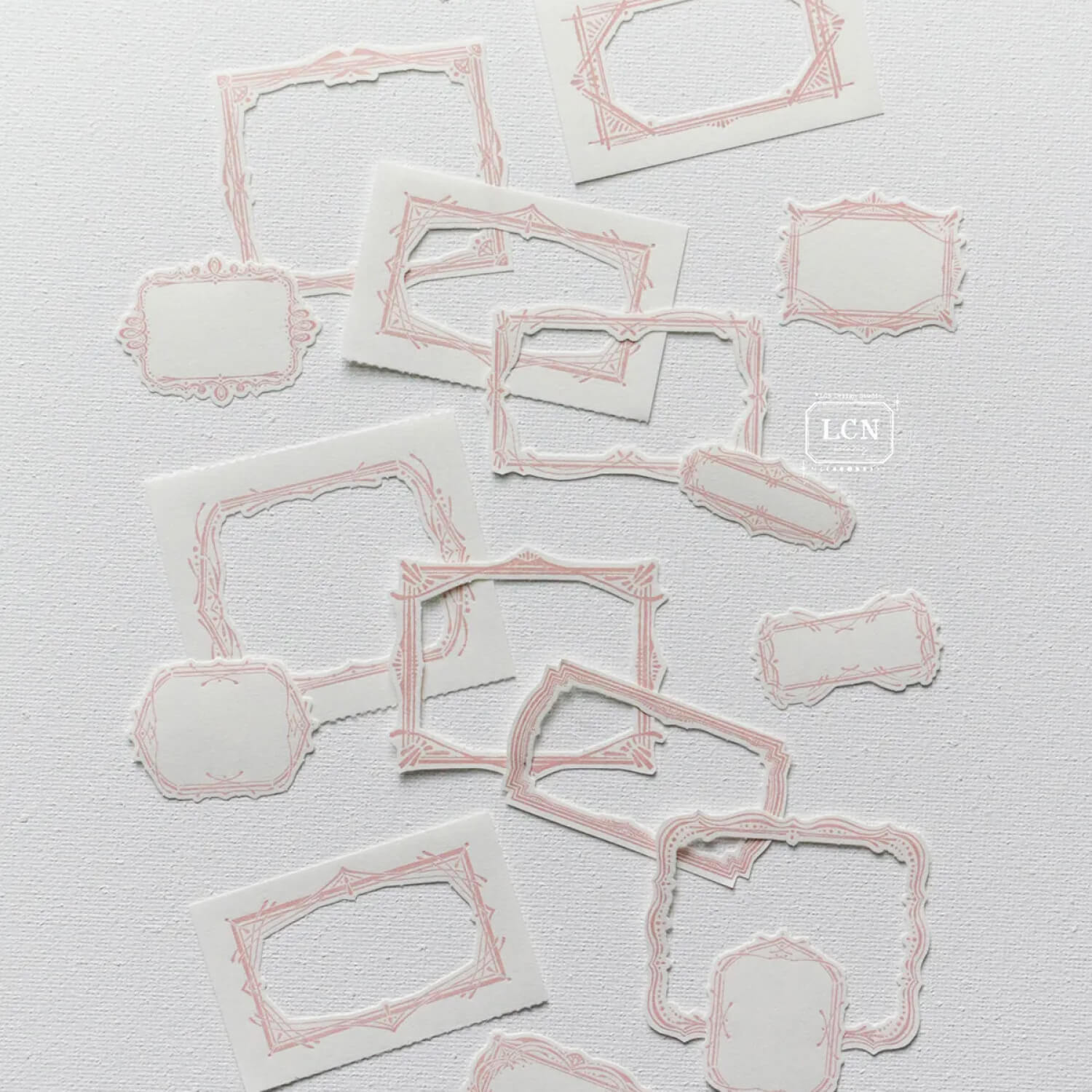 LCN Retro Frames Letterpress Notepad