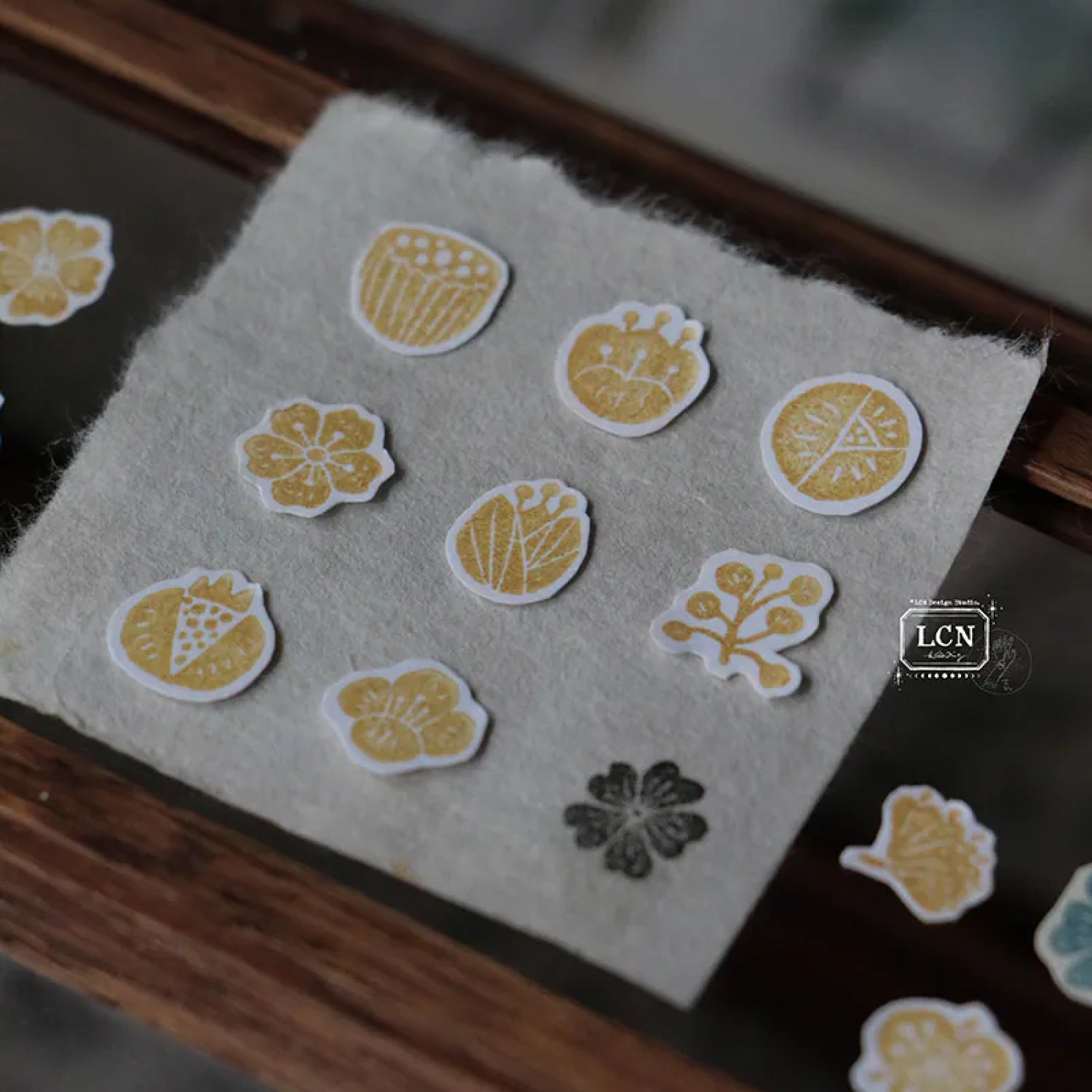 LCN Rubber Stamp Set – Wagashi Flowers