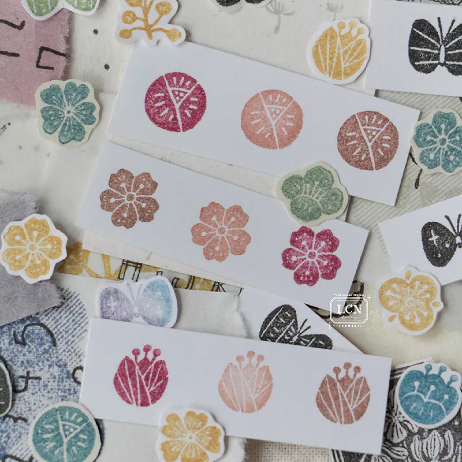 LCN Rubber Stamp Set – Wagashi Flowers