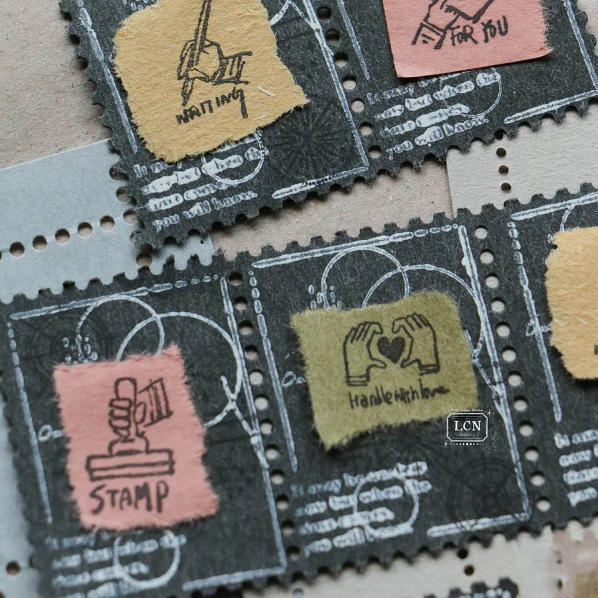 LCN Rubber Stamp Set – Tiny Signs