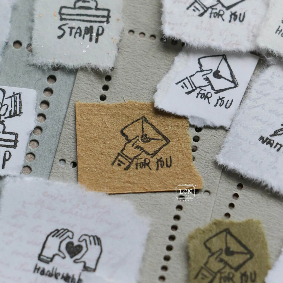 LCN Rubber Stamp Set – Tiny Signs