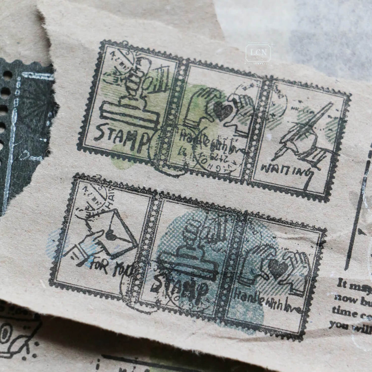 LCN Rubber Stamp Set – Tiny Signs