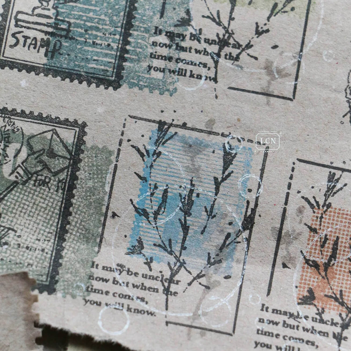 LCN Rubber Stamp Set – Wild Flower