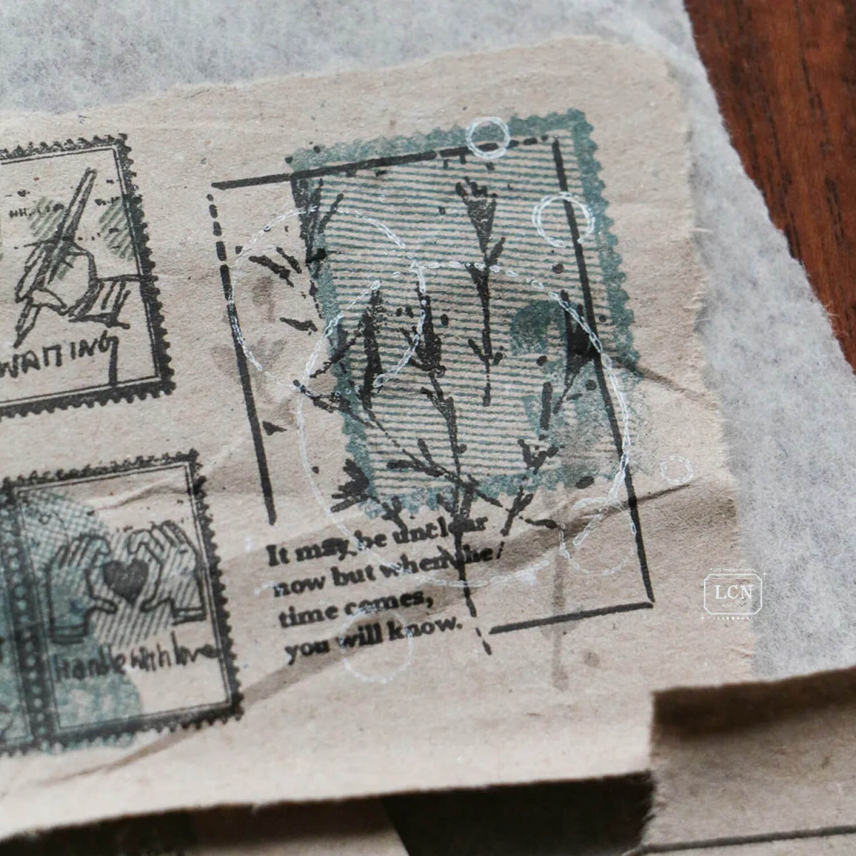 LCN Rubber Stamp Set – Wild Flower