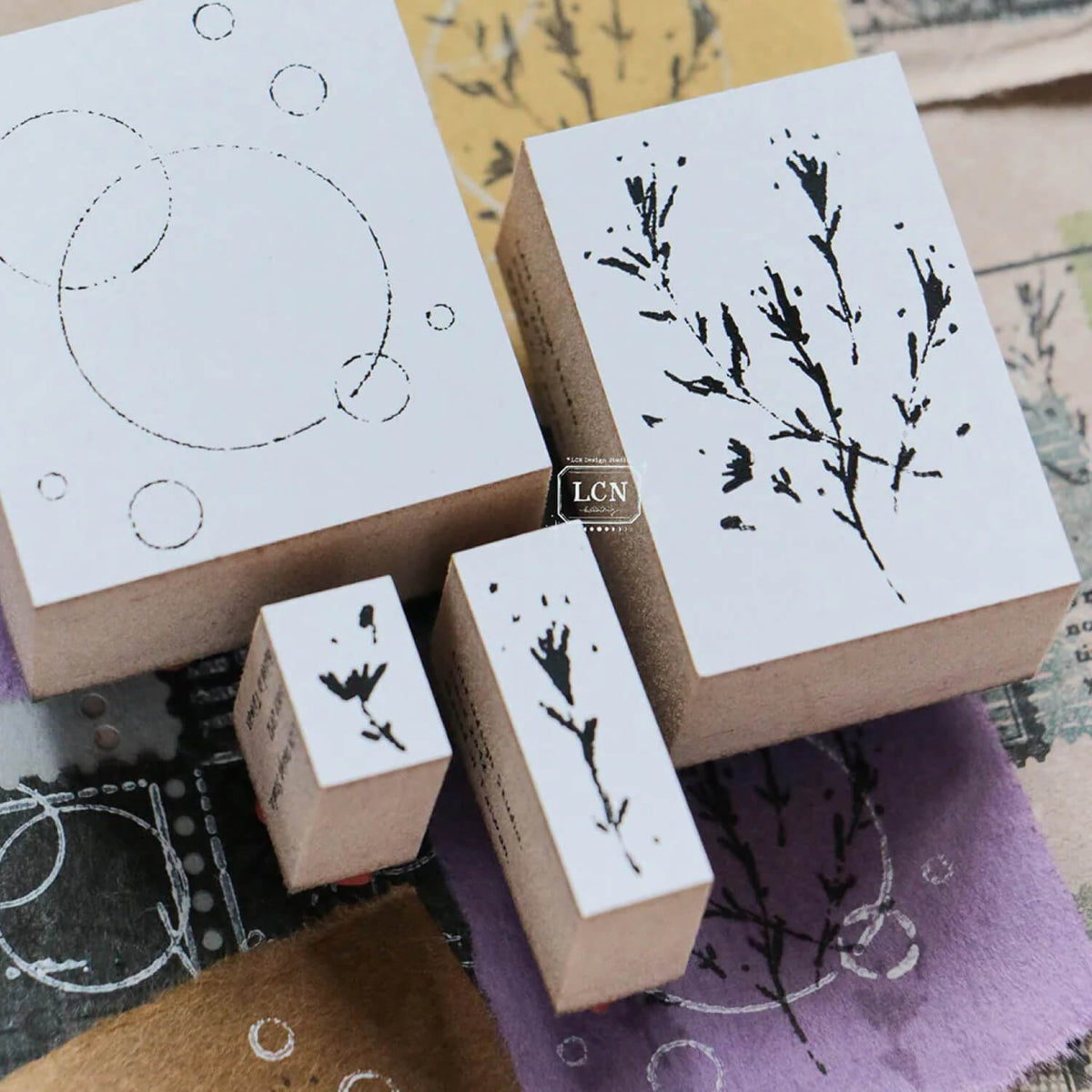 LCN Rubber Stamp Set – Wild Flower