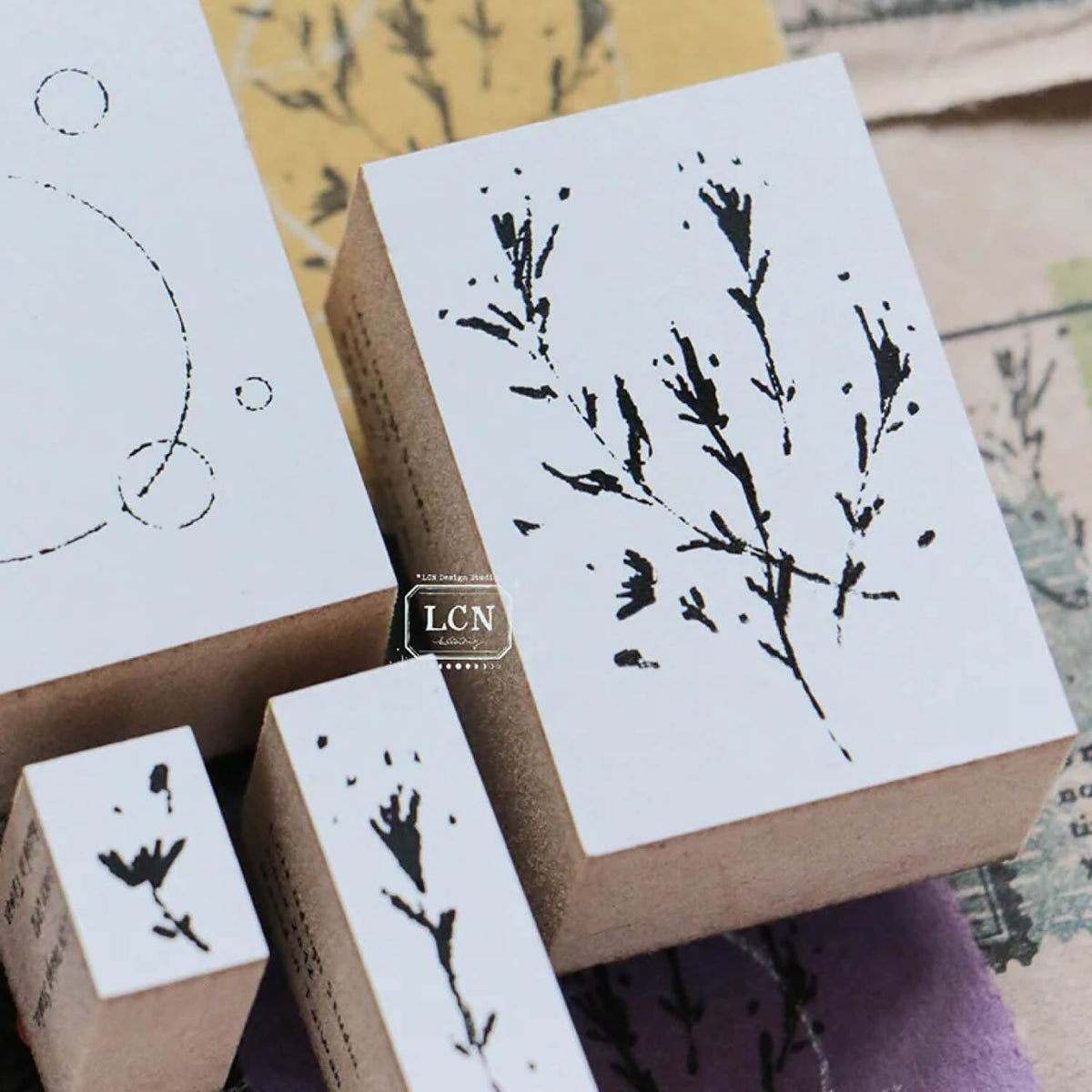 LCN Rubber Stamp Set – Wild Flower