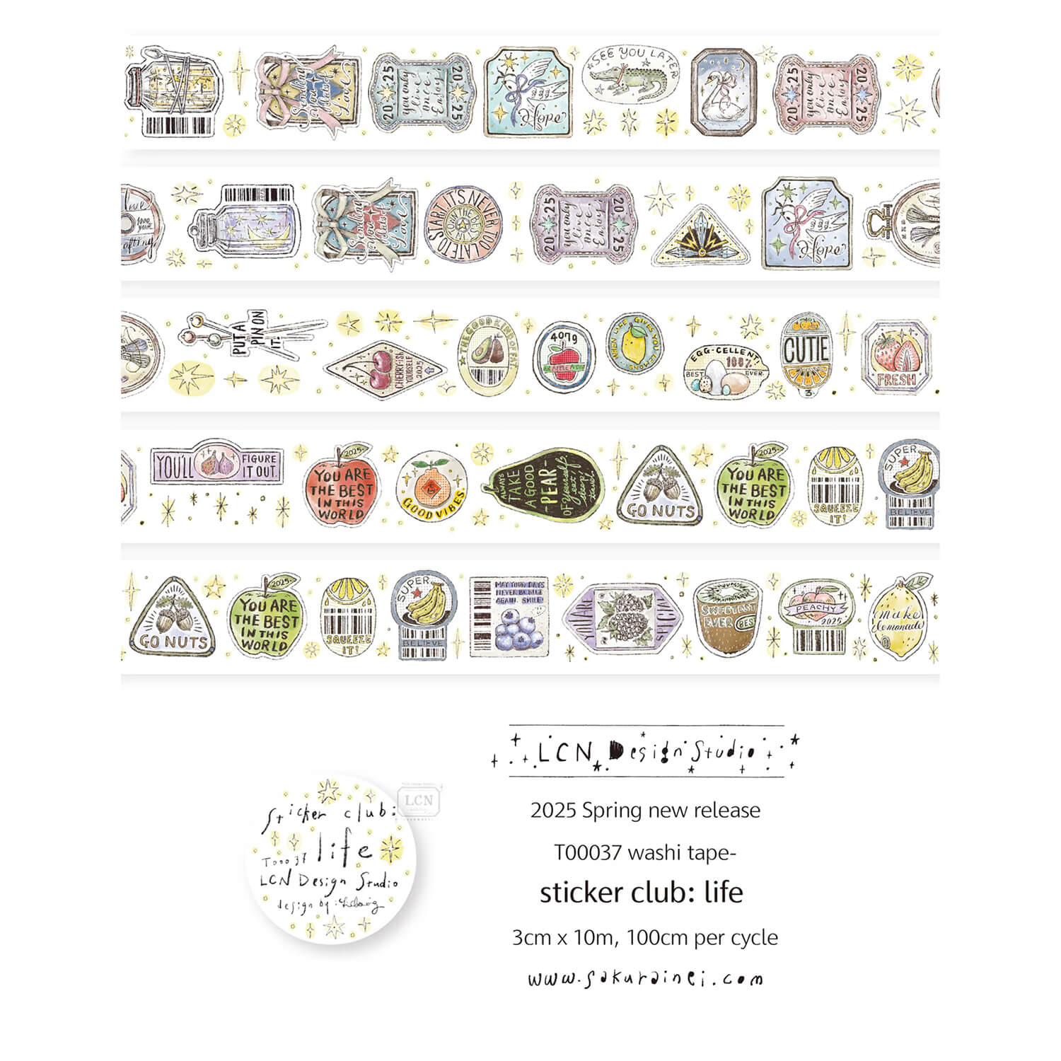 LCN Sticker Club Tape - Life