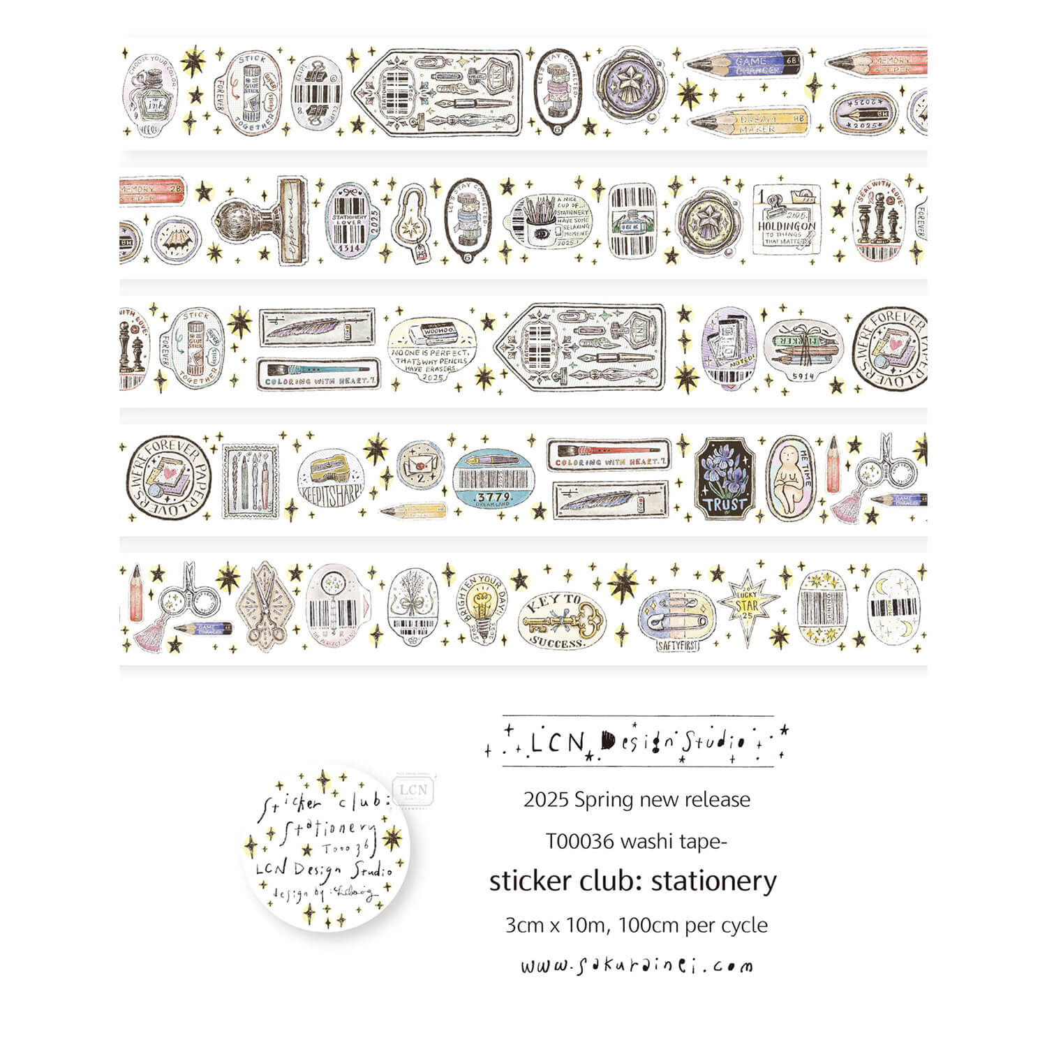LCN Sticker Club Tape - Stationery