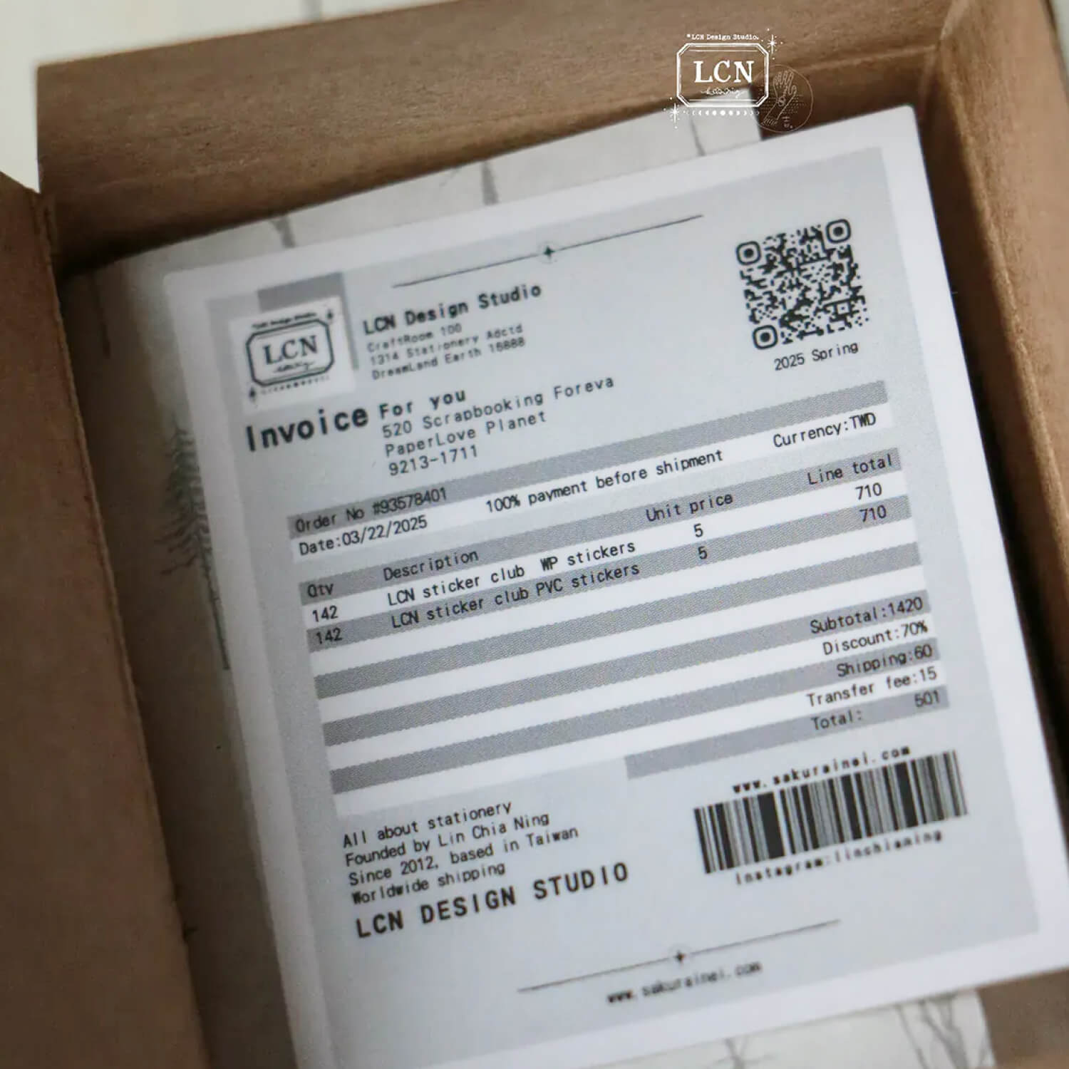 LCN Sticker Club – A Box Full of Joy