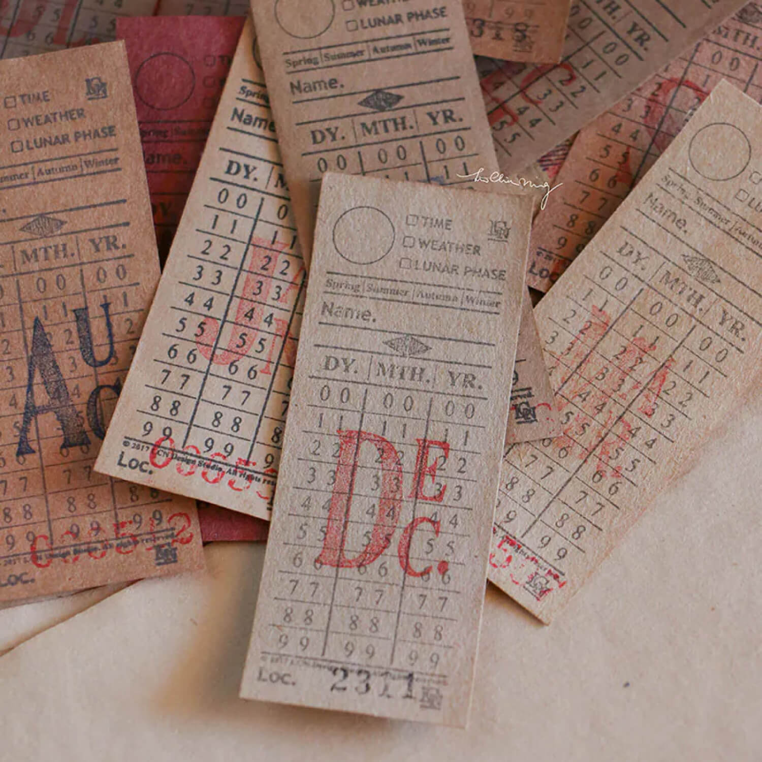 LCN Ticket Stamp Set – A
