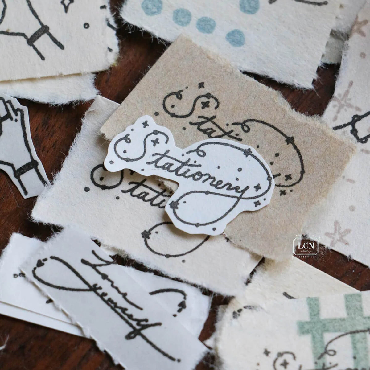 LCN Word Rubber Stamp – Stationery