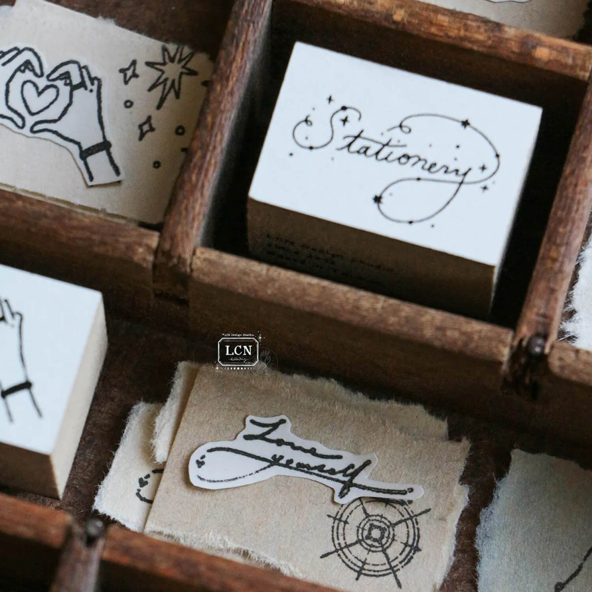 LCN Word Rubber Stamp – Stationery