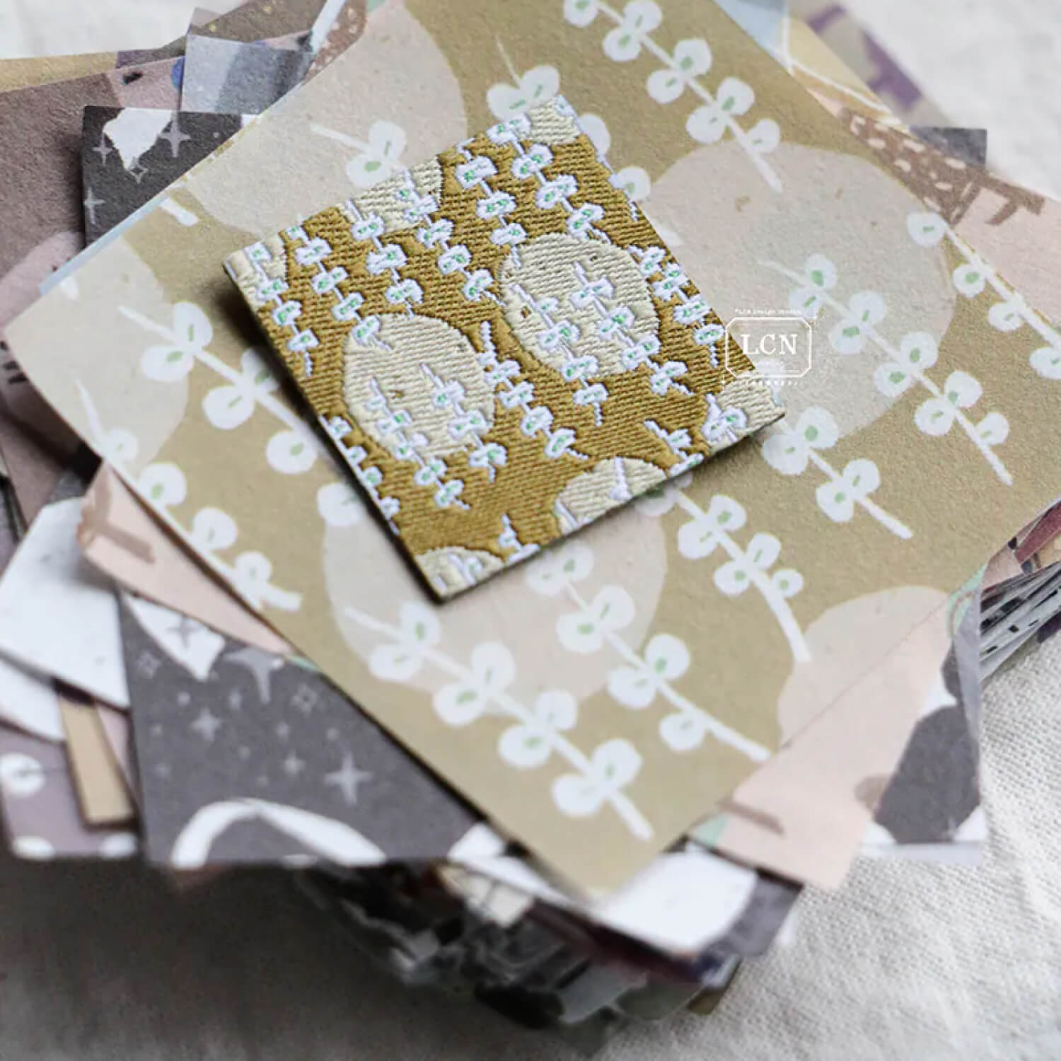 LCN Woven Label Sticker Set