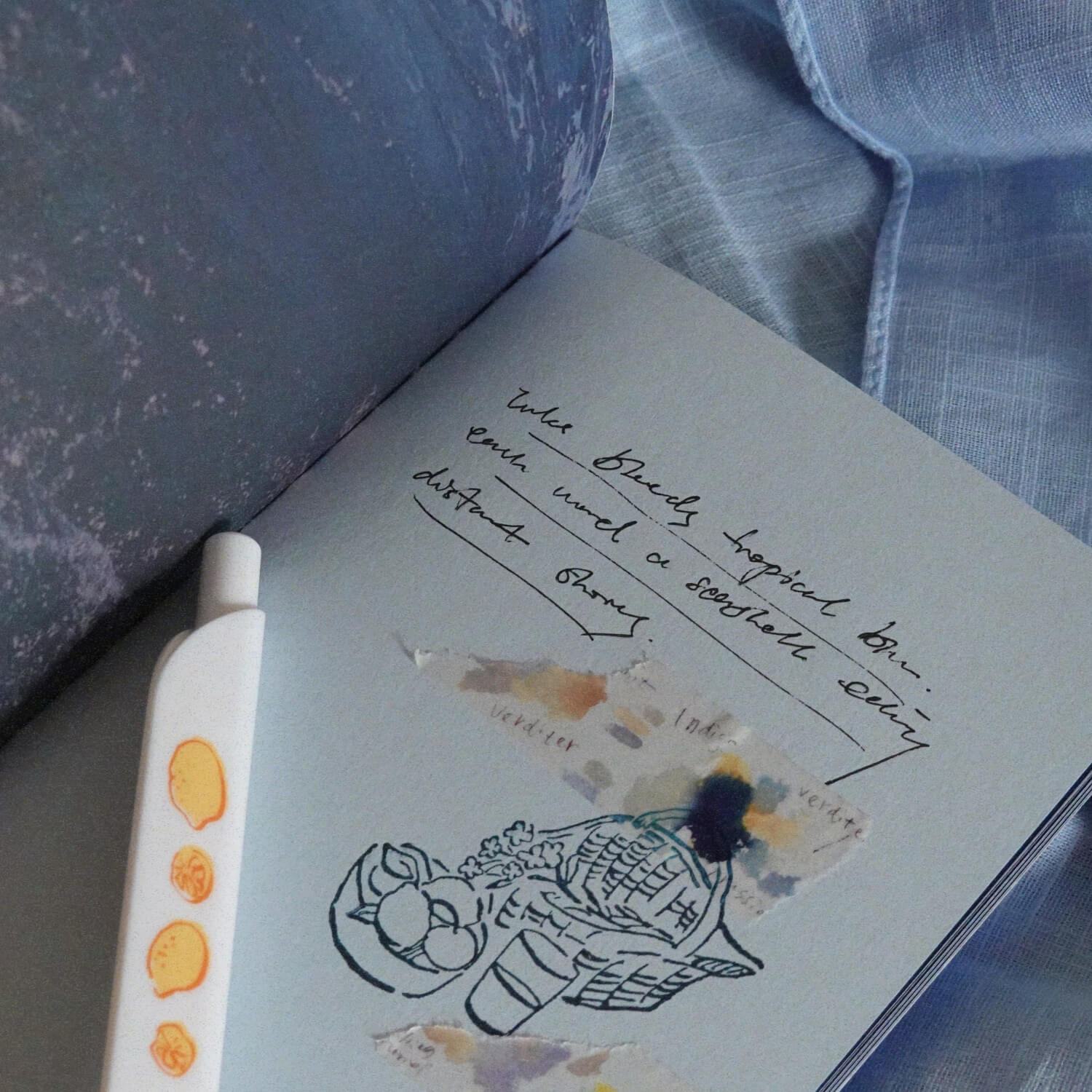 Square Studio Leisure Days Traveler&#39;s Notebook Inserts - Salty Breeze