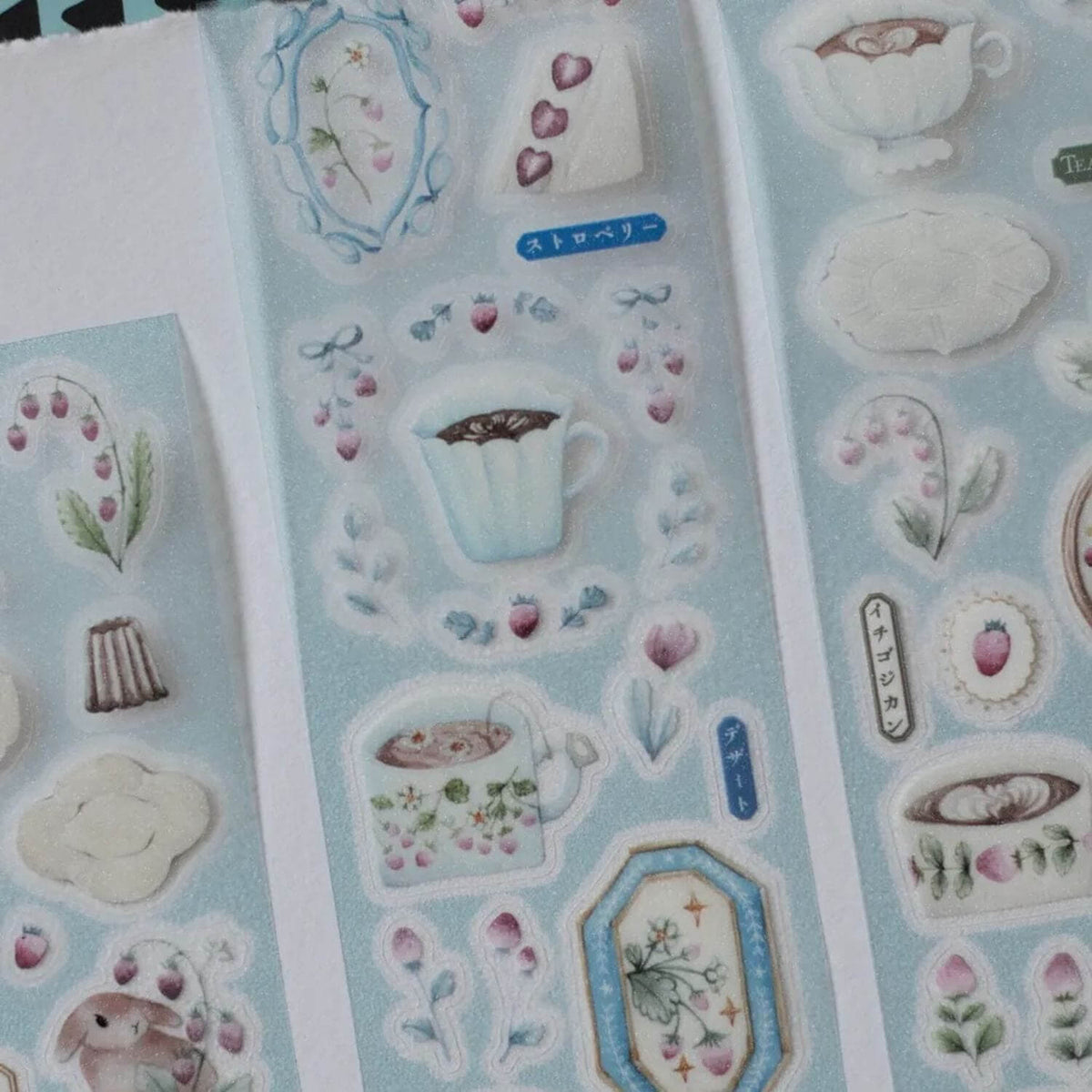 Loidesign Die-Cut PET Tape (Starlight Film) - Strawberry Afternoon Tea
