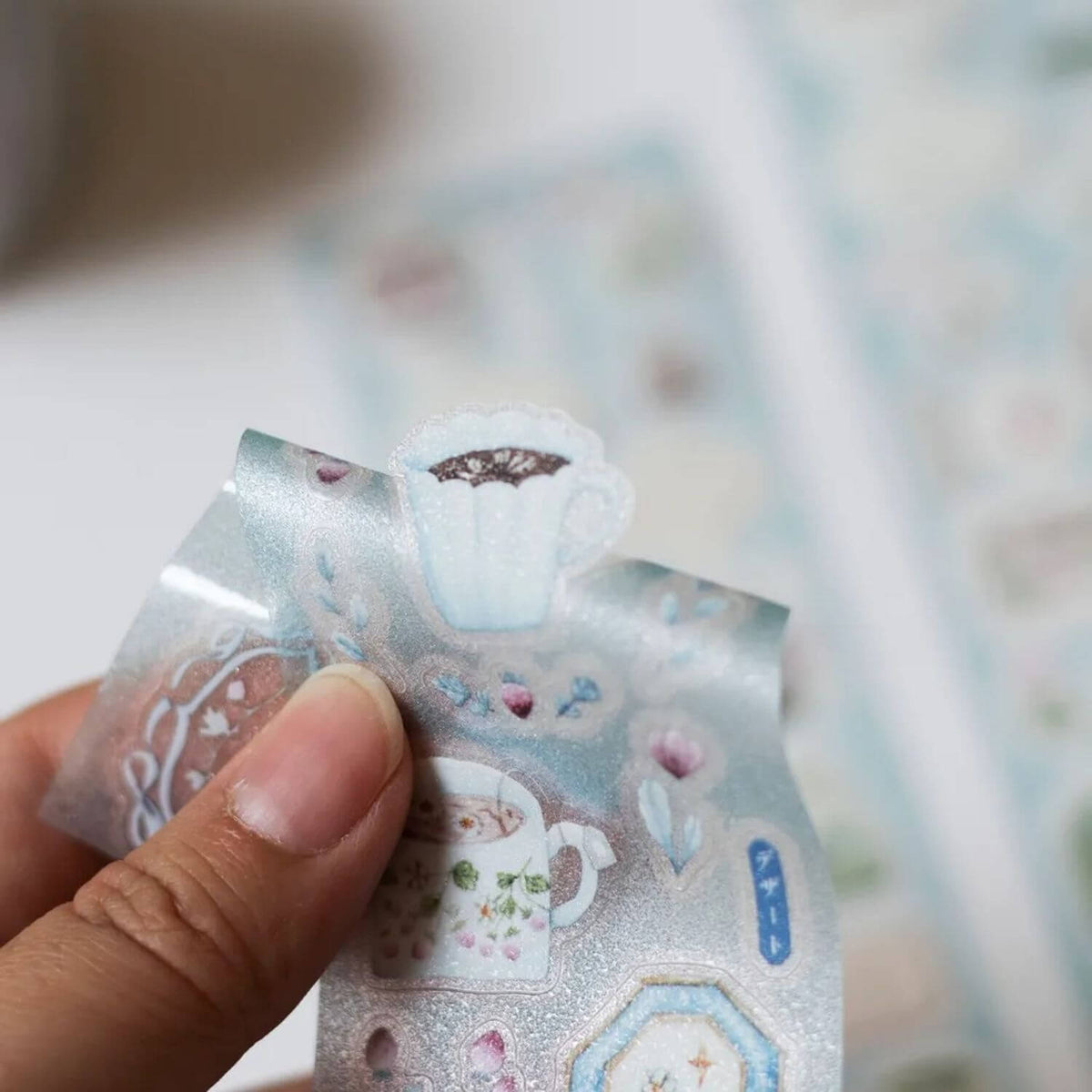 Loidesign Die-Cut PET Tape (Starlight Film) - Strawberry Afternoon Tea