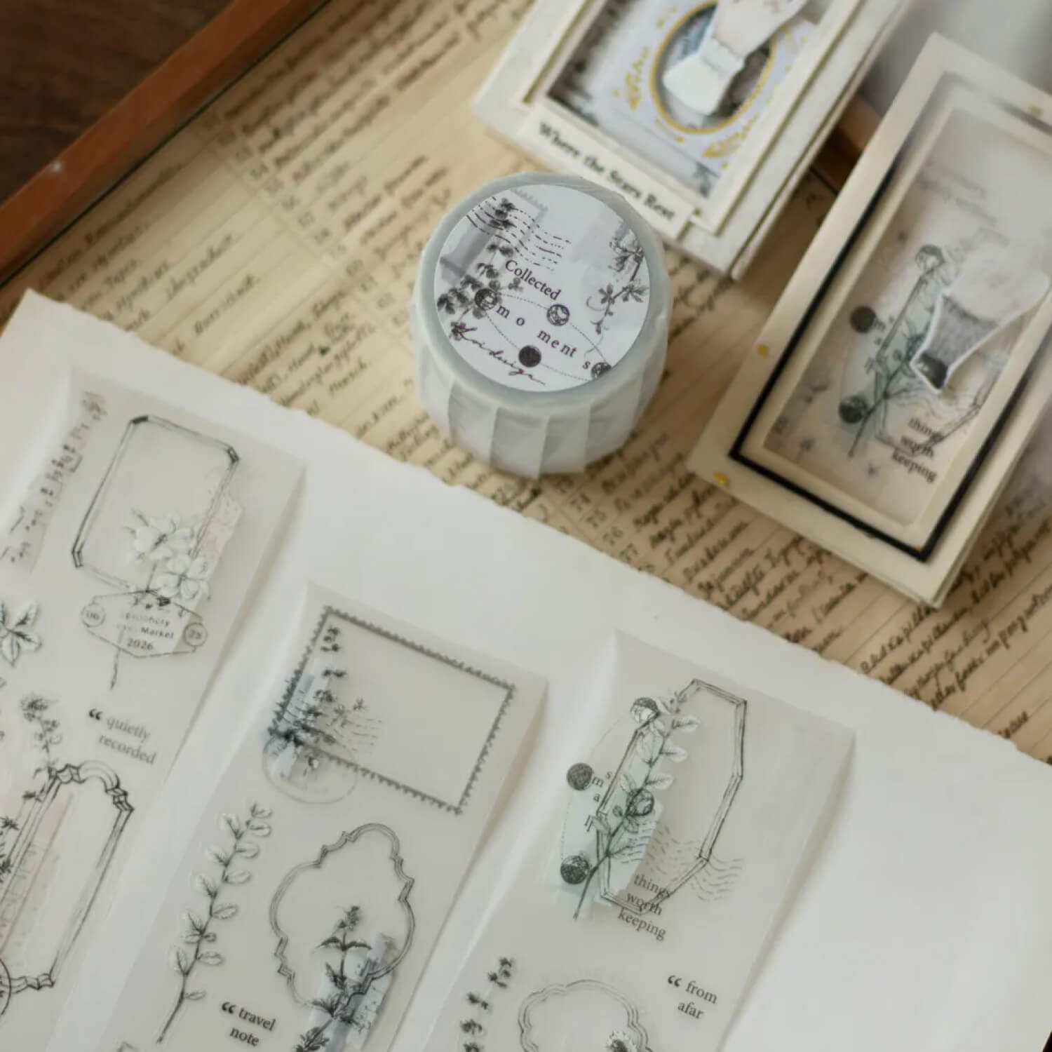 Loidesign Die-cut Matte PET Tape – Collected Moments
