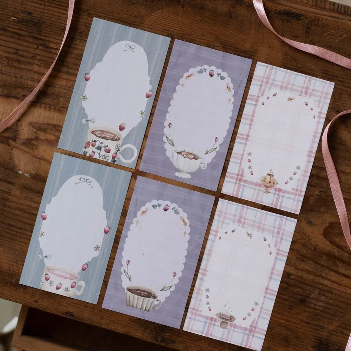 Loidesign Double-Sided Memo (M5) - Strawberry Afternoon