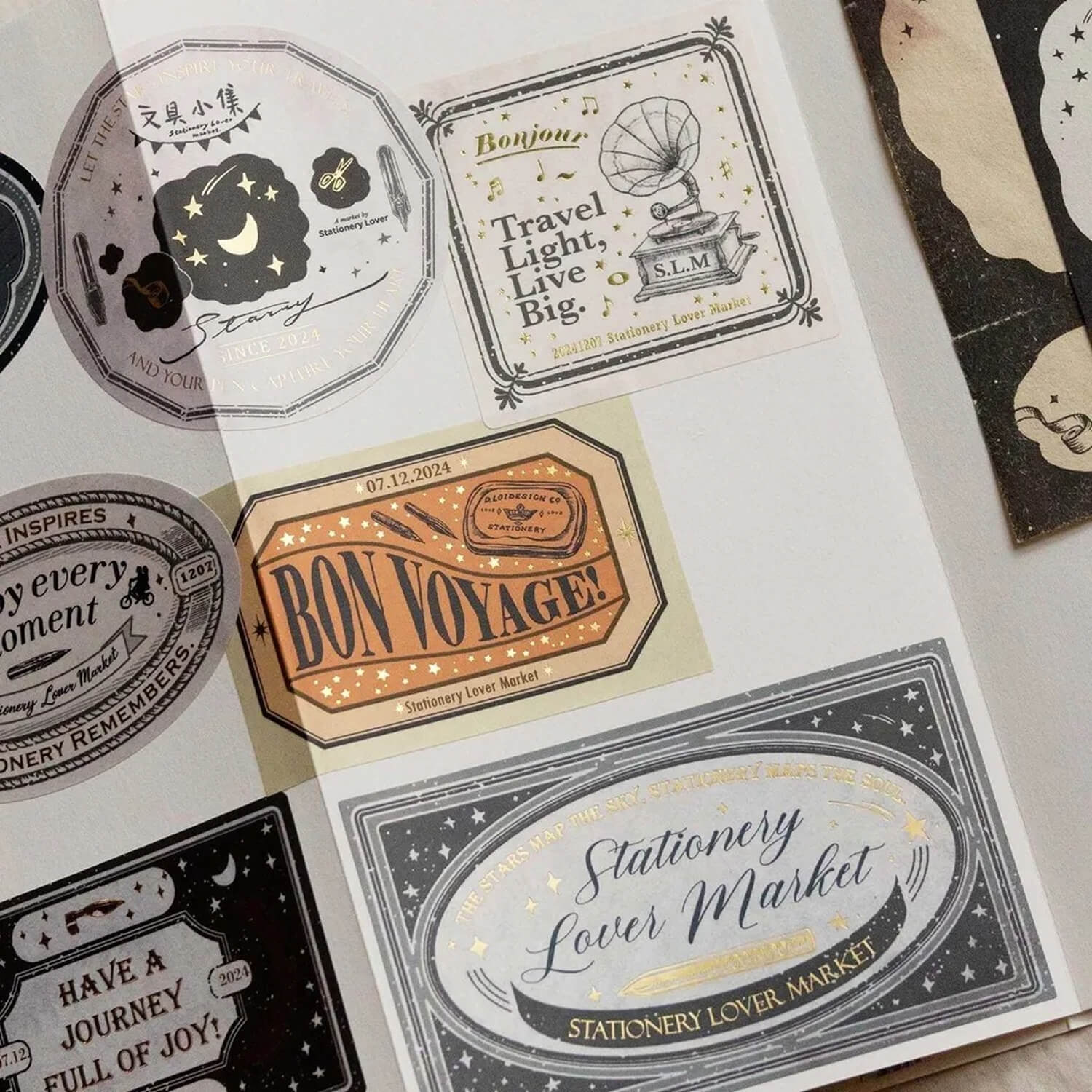 Loidesign Foil Sticker – Stars, Stationery &amp; Travel