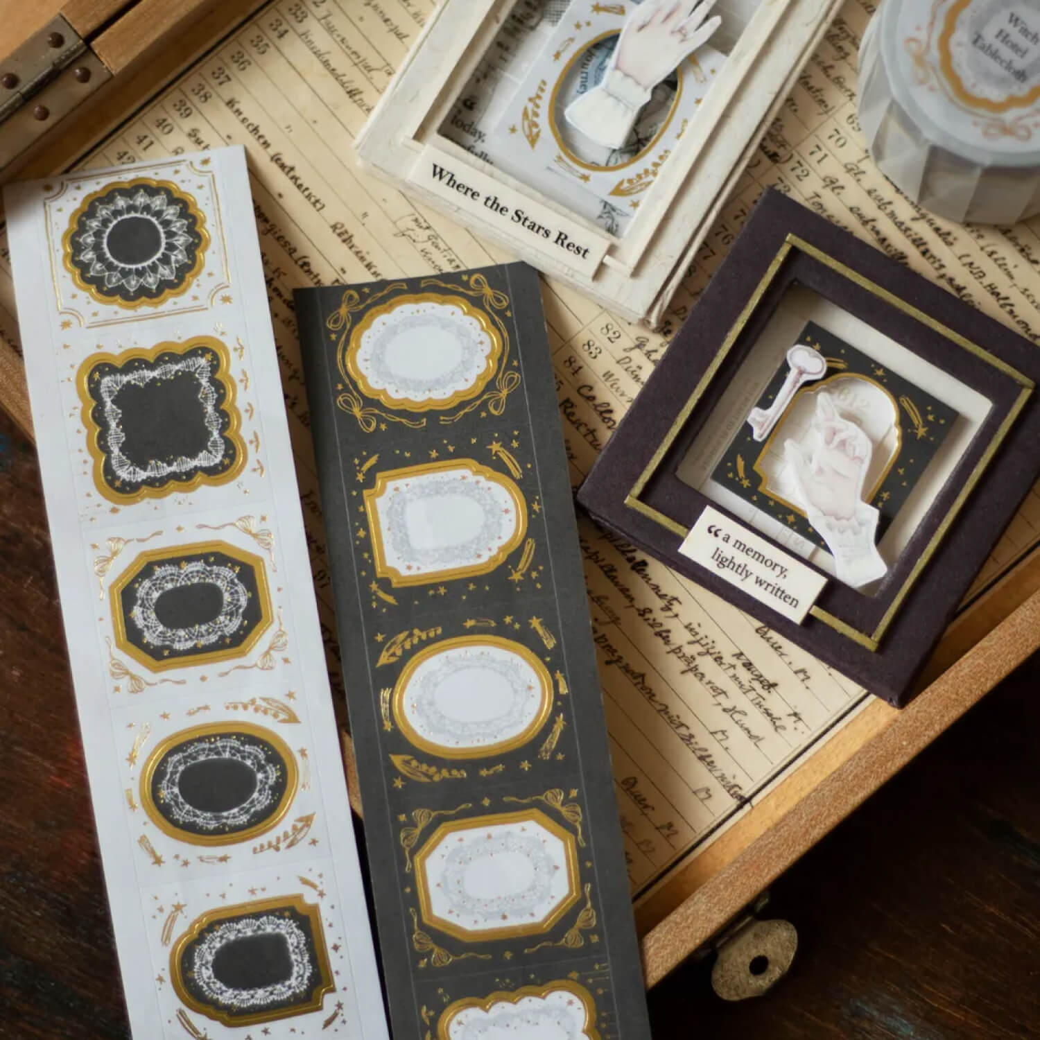 Loidesign Gold Foil Die-cut Paper Tape – Witch Hotel Tablecloth
