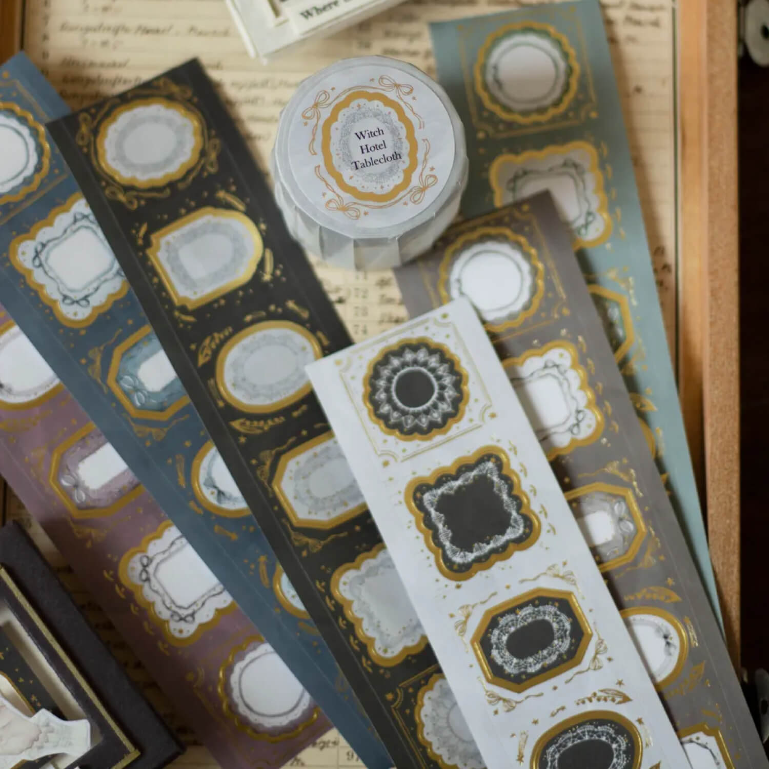 Loidesign Gold Foil Die-cut Paper Tape – Witch Hotel Tablecloth