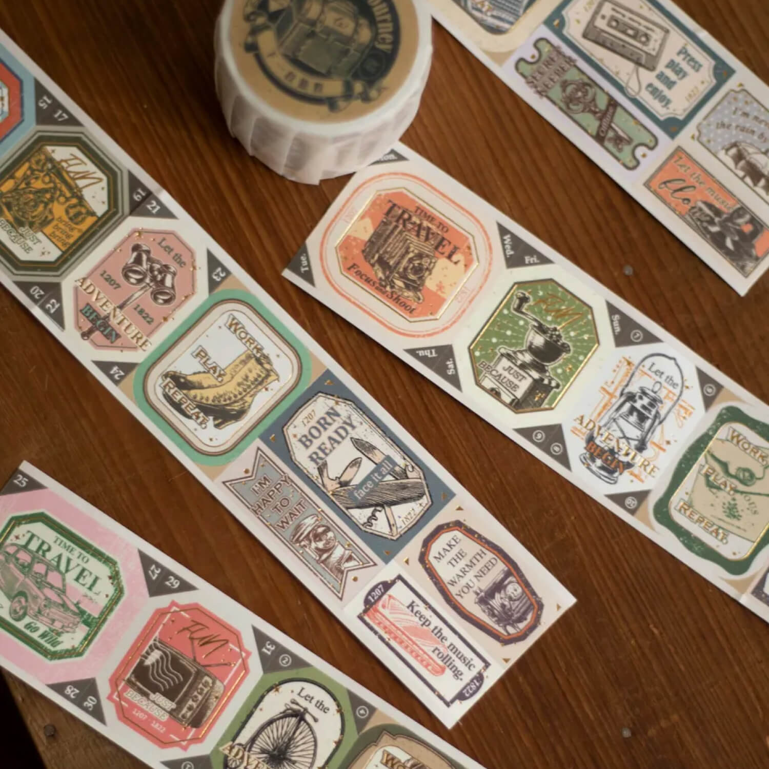 Loidesign Die-Cut Pattern Bronzing Tape – The Next Journey