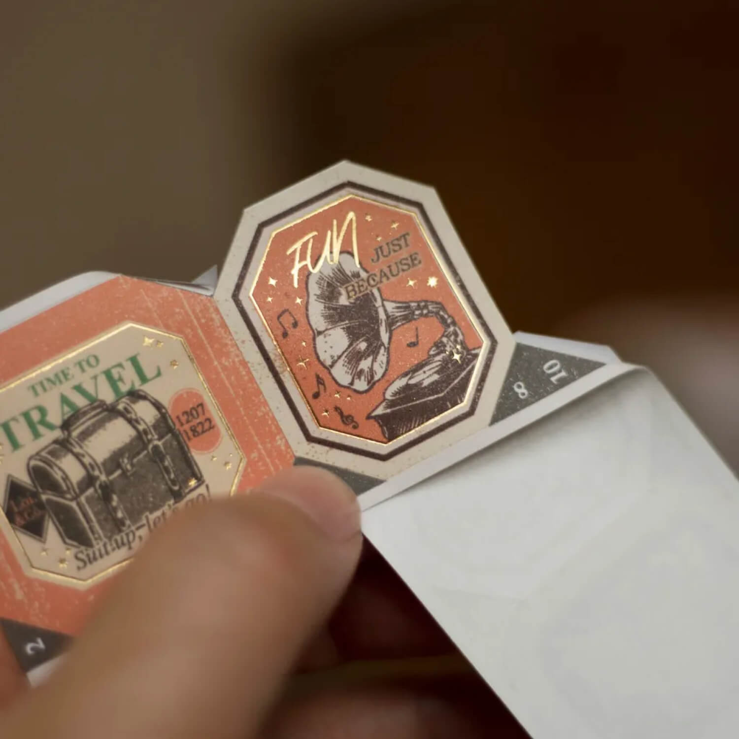 Loidesign Die-Cut Pattern Bronzing Tape – The Next Journey