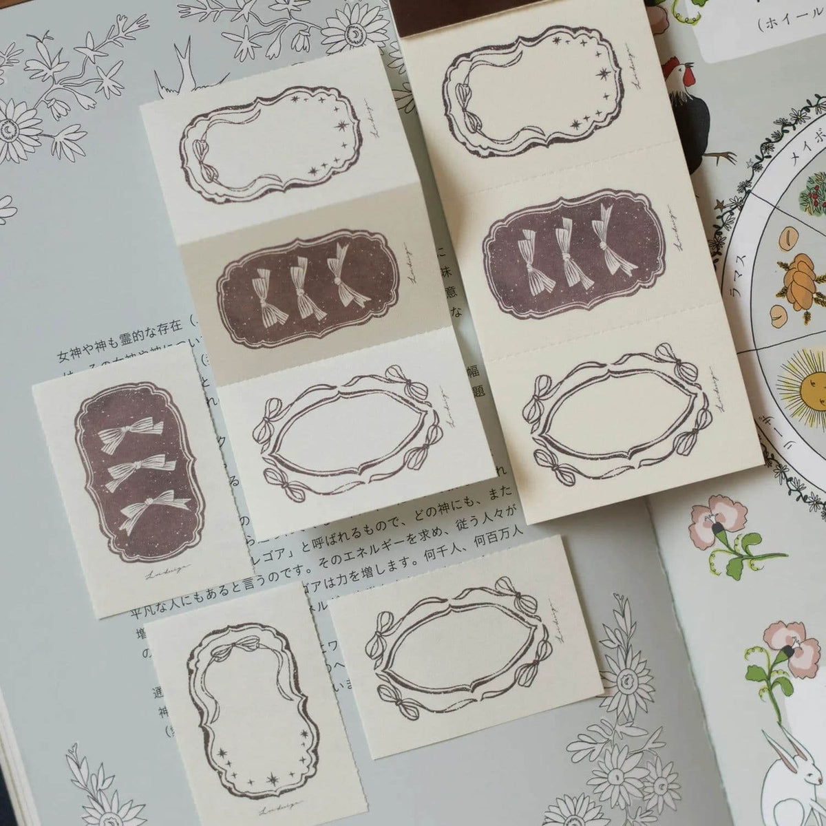 Loidesign Letter Pad - Triple Brown Ribbon
