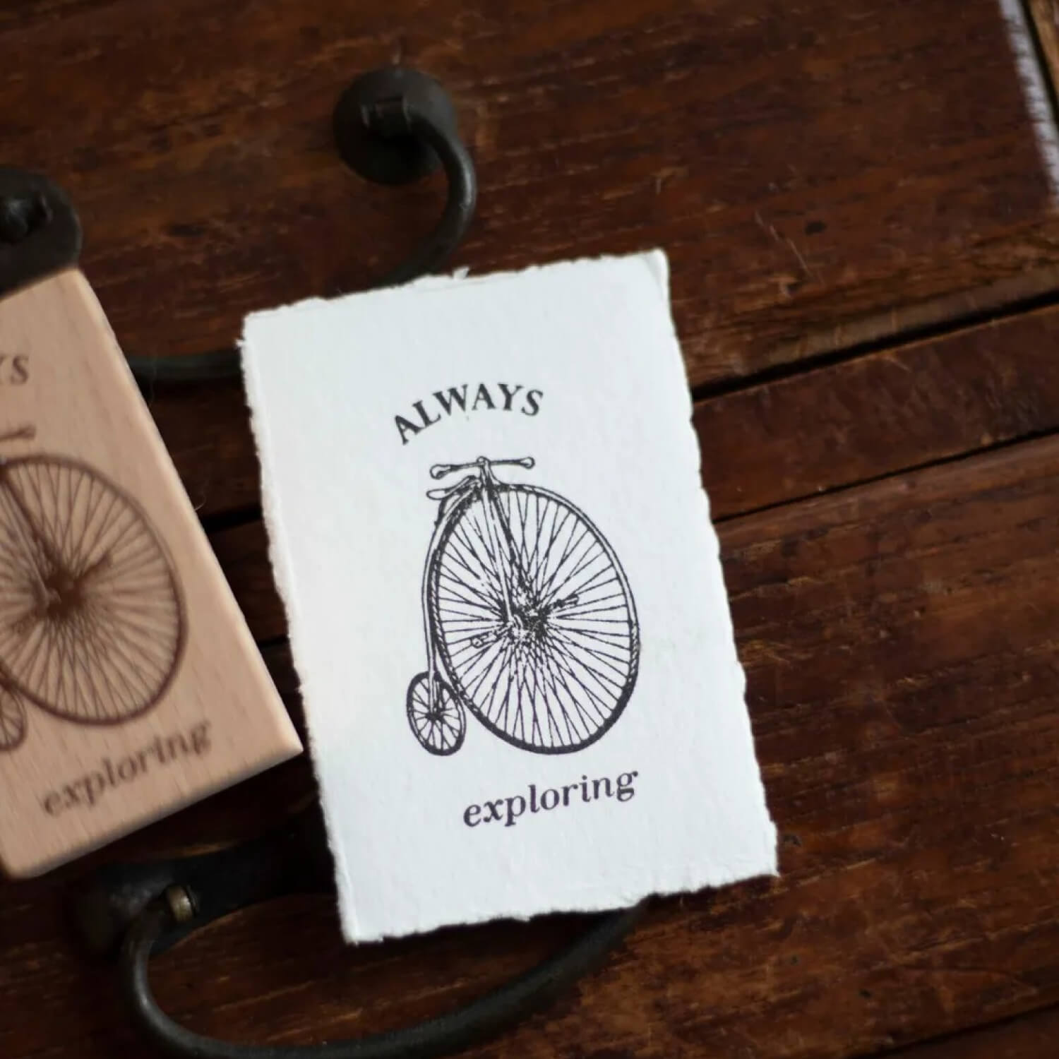 Loidesign Nostalgic Wheels Stamp – Retro Bicycle