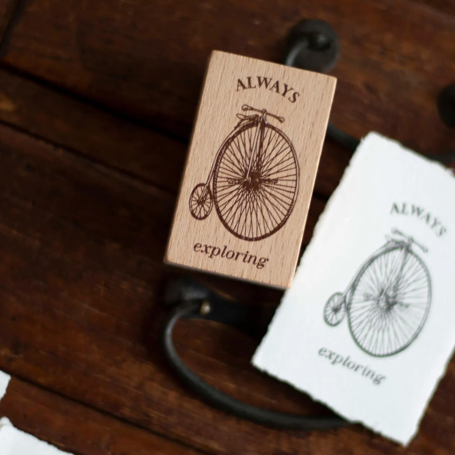 Loidesign Nostalgic Wheels Stamp – Retro Bicycle