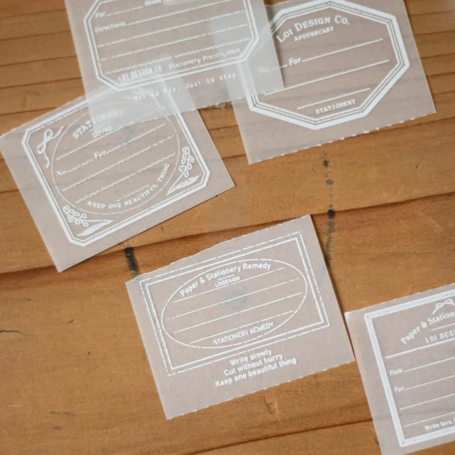 Loidesign Tracing Paper Memo Pad – Stationery Prescription Slip
