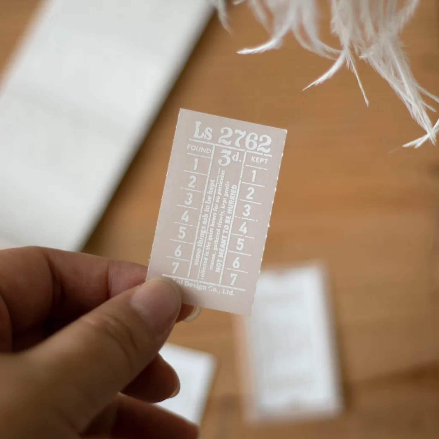 Loidesign Tracing Paper Memo Pad – Ticket Collection