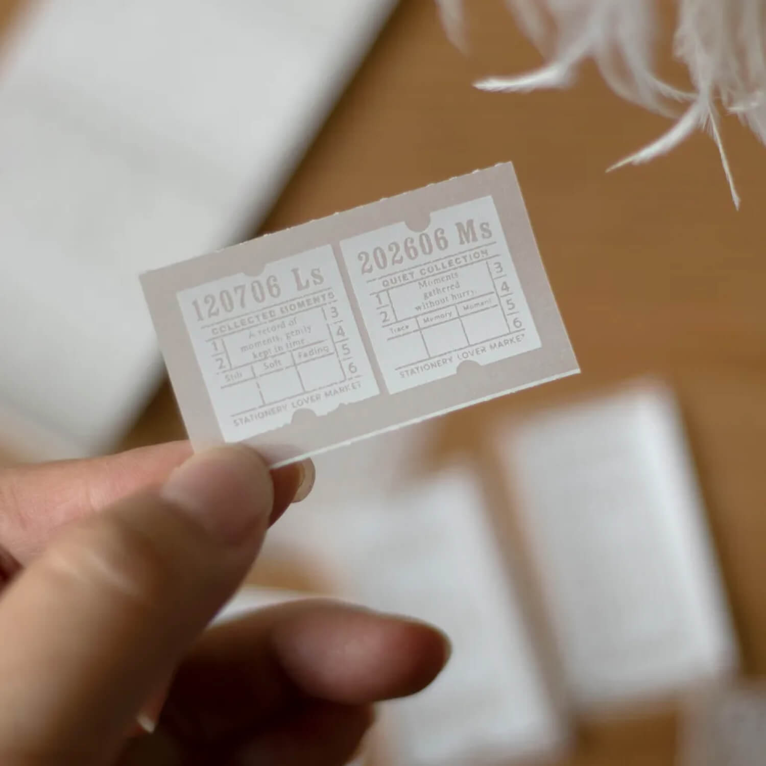 Loidesign Tracing Paper Memo Pad – Ticket Collection