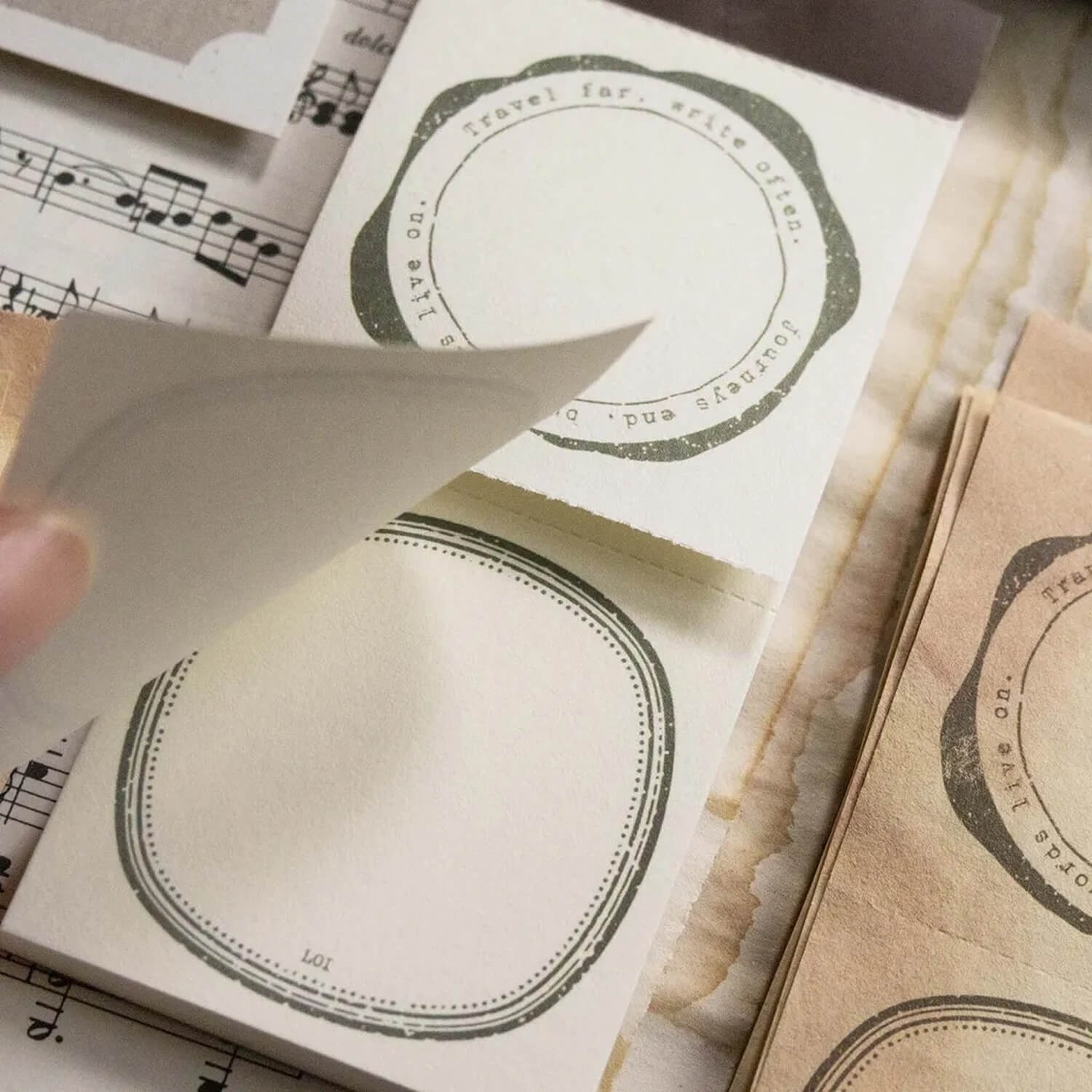 Loidesign Vintage Frame – Sealing Wax Notepad