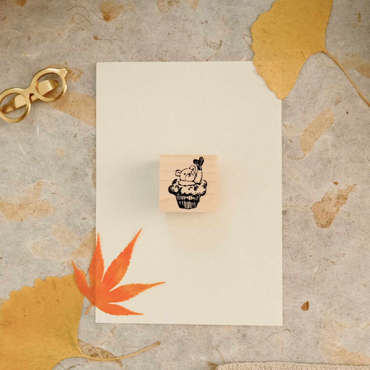 MA7 Stamp Stamp - Chibi Bear Cupcake