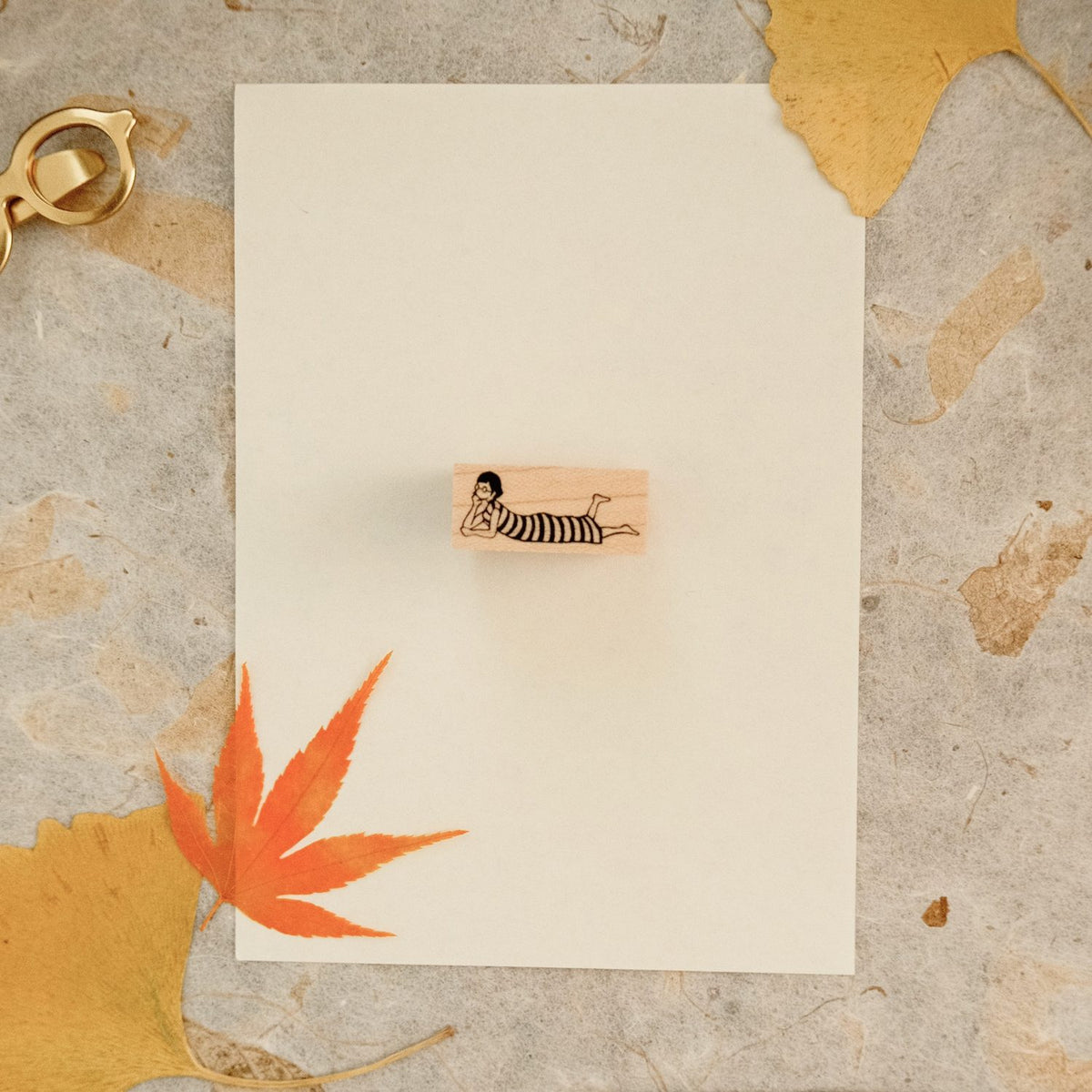 MA7 Stamp Stamp - Fumiko Lounging