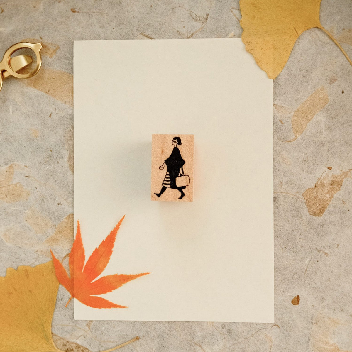MA7 Stamp Stamp - Fumiko Walking