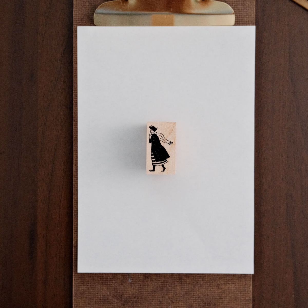 MA7 Stamp Stamp - Fumiko Walking into the Wind