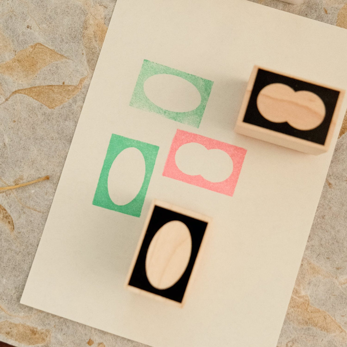 MA7stamp Stamp - Oval Label