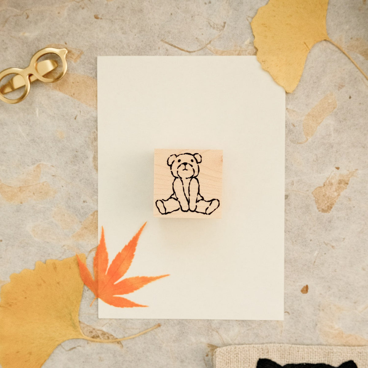 MA7 Stamp Stamp - Sitting Chibi Bear (Large)