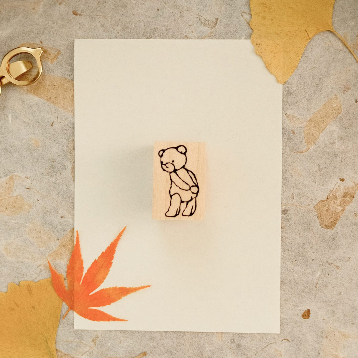 MA7 Stamp Stamp - Tail Chibi Bear (Large)