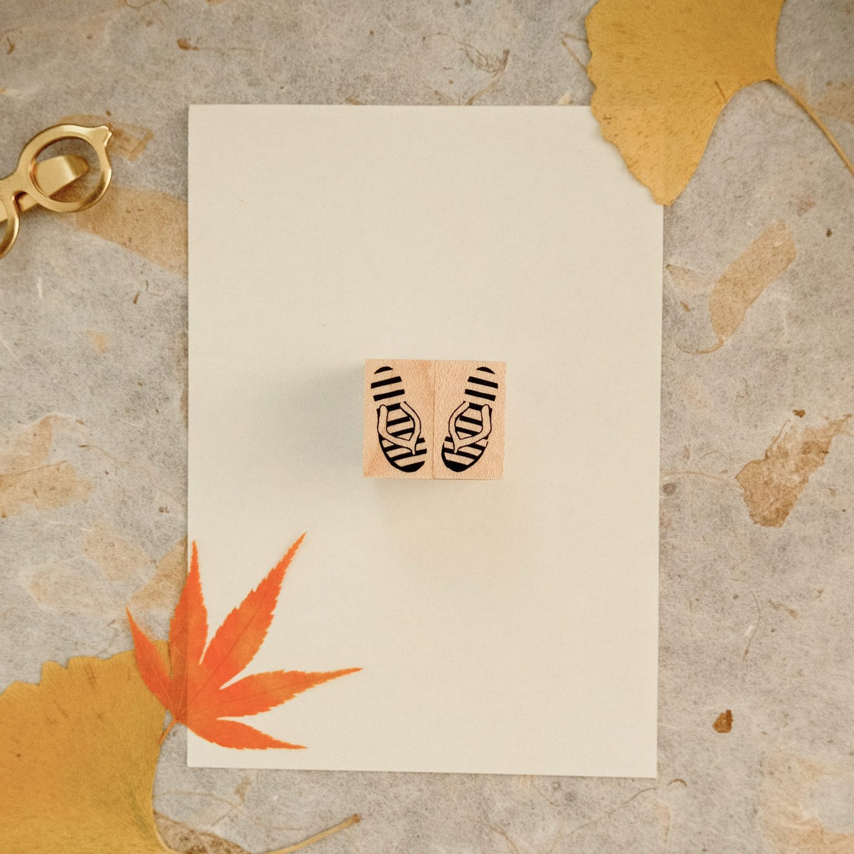 MA7stamp Stamp Set - Beach Sandals (Left &amp; Right)