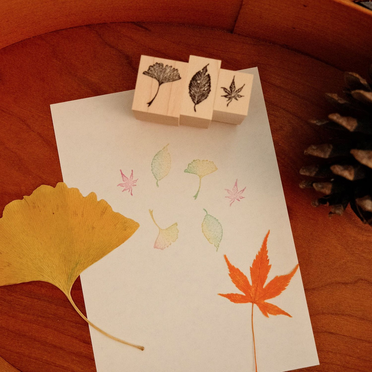 MA7stamp Stamp Set - Fallen Leaf