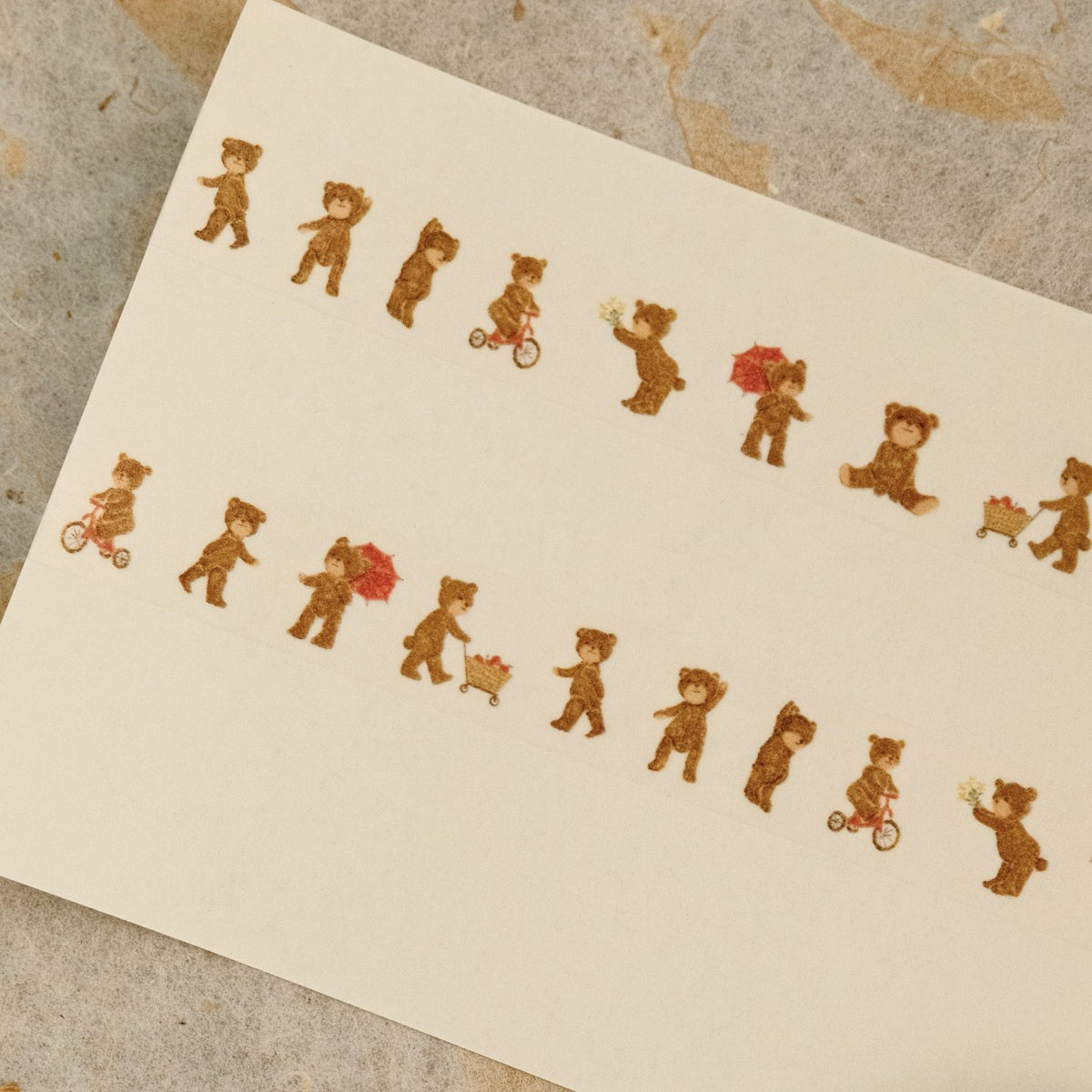 MA7stamp Washi Tape - Chibi Bear