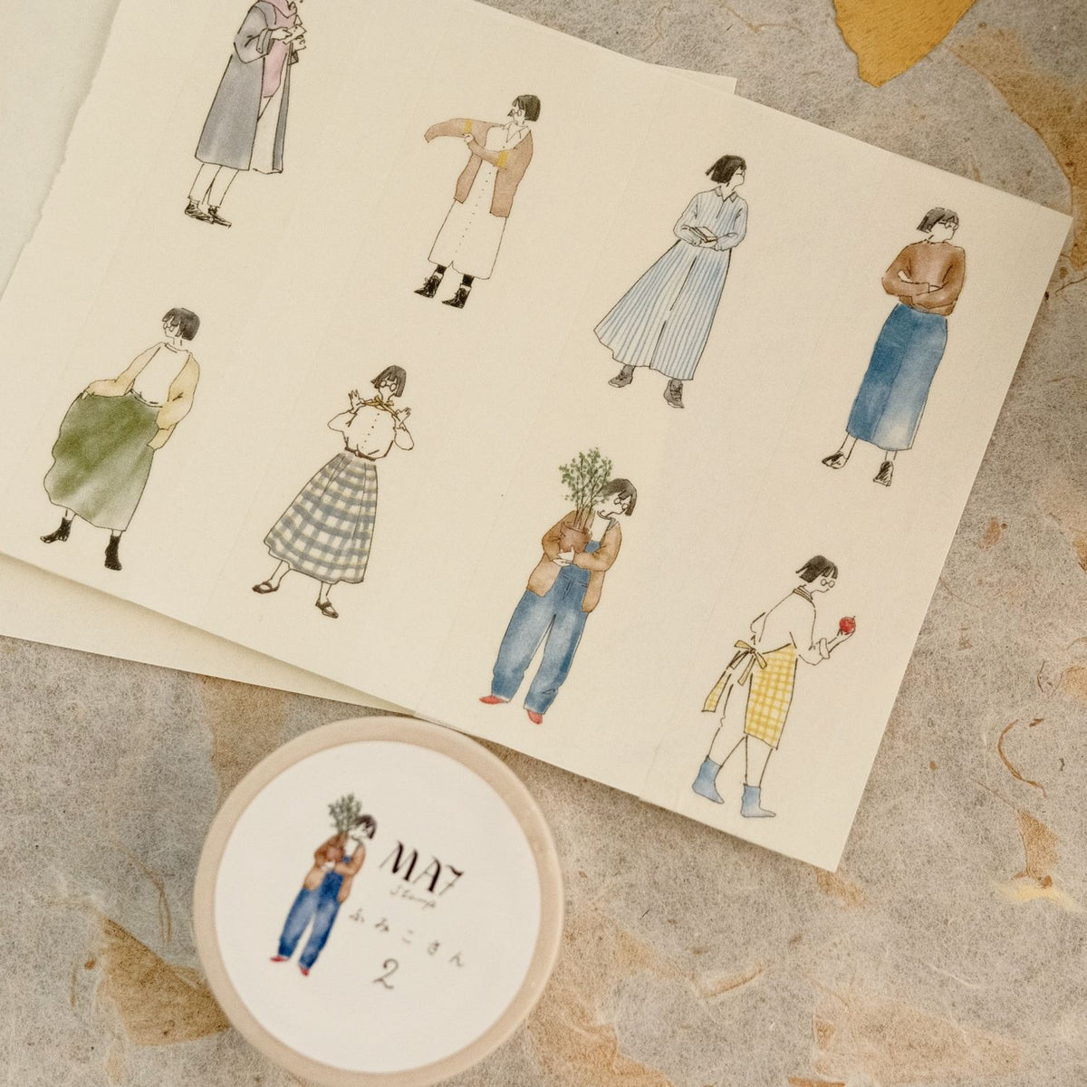 MA7stamp Washi Tape - Fumiko 2